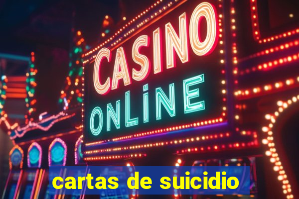 cartas de suicidio